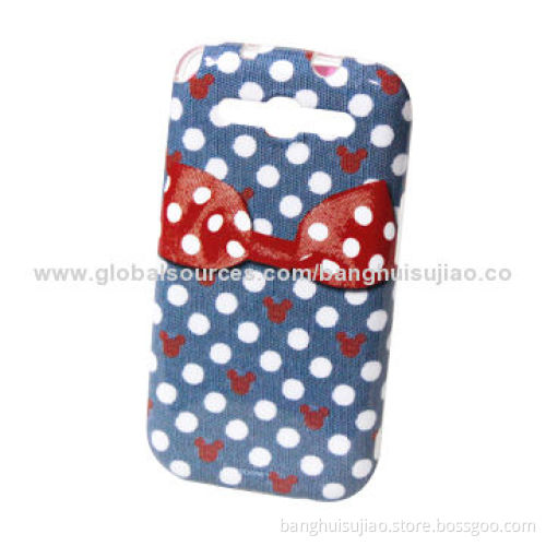 A blue dot bow Samsung S3 phone cases